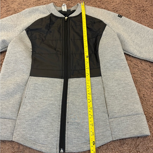 2 FOR $20 ONLY PLAY Gray Hooded Hoodie Jacket Sweatshirt Gray Black Size M - Picture 6 of 9